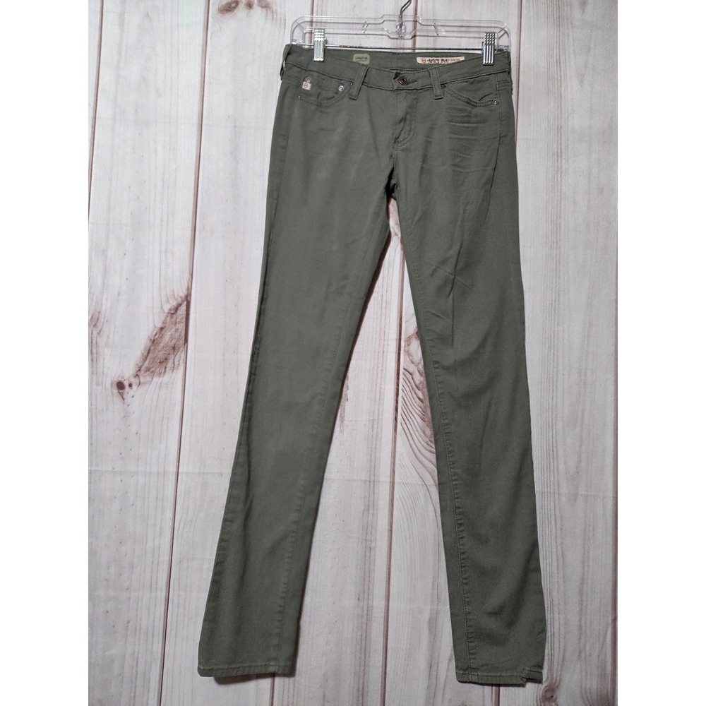 AG Adriano Goldschmied Legging Super Skinny Olive Green Pants 25R